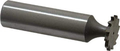 Whitney Tool Co. - 5/8" Diam x 1/16" Face Width, Cobalt, 12 Teeth, Shank Connection Woodruff Keyseat Cutter - Uncoated, 2-1/16" OAL x 1/2" Shank, Straight Teeth - All Tool & Supply