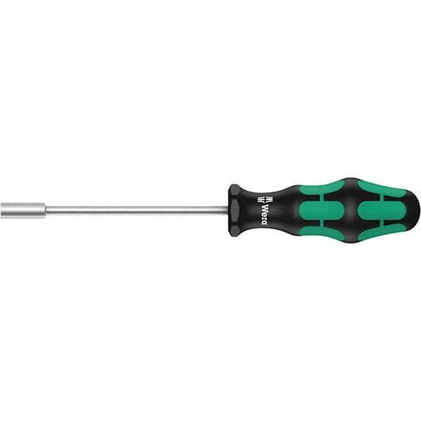 Wera - 13mm Solid Shaft Nutdriver - Cushion Grip Handle, 237mm OAL - All Tool & Supply