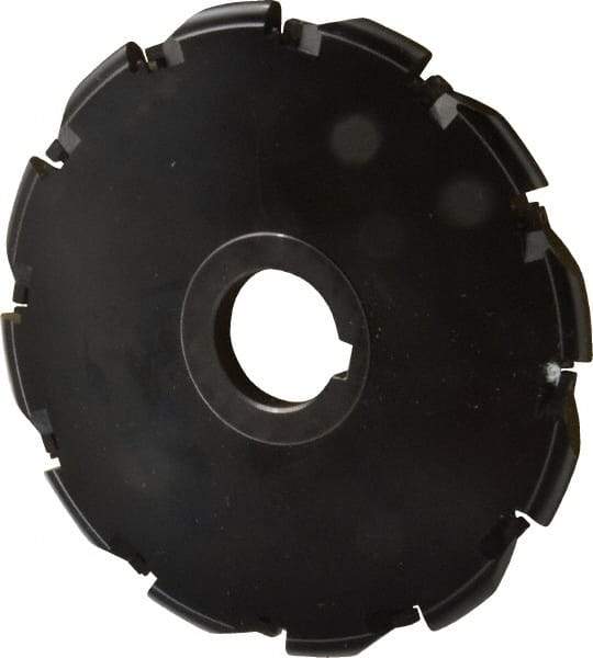 Cutting Tool Technologies - Arbor Hole Connection, 3/8" Cutting Width, 2.03" Depth of Cut, 6" Cutter Diam, 1-1/4" Hole Diam, Indexable Slotting Cutter - RA Toolholder, RDC 32.5 Insert, Right Hand Cutting Direction - All Tool & Supply