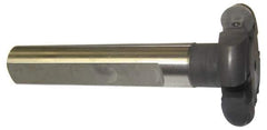 Cutting Tool Technologies - Shank Connection, 1/8" Cutting Width, 0.2" Depth of Cut, 1" Cutter Diam, Indexable Slotting Cutter - 3/4" Shank Diam, RT Toolholder, RPC 1(1.36) Insert - All Tool & Supply