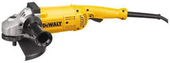 DeWALT - 7 & 9" Wheel Diam, 6,000 RPM, Corded Angle & Disc Grinder - 5/8-11 Spindle, 15 Amps - All Tool & Supply