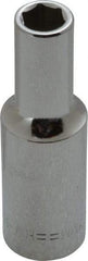 Blackhawk by Proto - 3/8" Drive, Deep Hand Socket - 6 Points, 2-7/64" OAL, Chrome Finish - All Tool & Supply