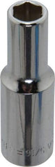 Blackhawk by Proto - 5/16", 3/8" Drive, Deep Hand Socket - 6 Points, 1-13/16" OAL, Chrome Finish - All Tool & Supply