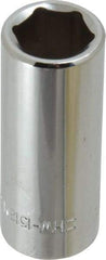 Blackhawk by Proto - 3/8" Drive, Deep Hand Socket - 6 Points, 1-13/16" OAL, Chrome Finish - All Tool & Supply