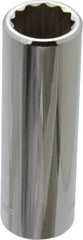 Blackhawk by Proto - 3/8" Drive, Deep Hand Socket - 12 Points, 2-3/4" OAL, Chrome Finish - All Tool & Supply