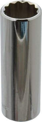 Blackhawk by Proto - 3/8" Drive, Deep Hand Socket - 12 Points, 2-3/4" OAL, Chrome Finish - All Tool & Supply