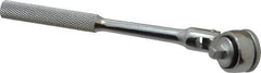 Blackhawk by Proto - 1/4" Drive Round Head Quick-Release Ratchet - Chrome Finish, 6-1/2" OAL, 43 Gear Teeth, Standard Knurled Handle, Flex Head - All Tool & Supply