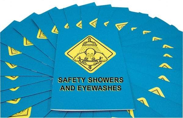 Marcom - Safety Showers and Eye Washes Training Booklet - English and Spanish, Safety Meeting Series - All Tool & Supply