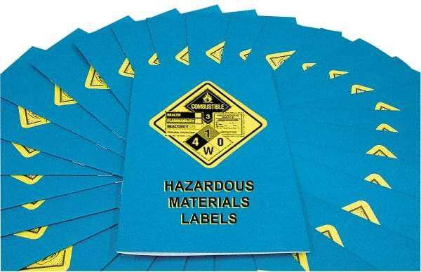 Marcom - Hazardous Materials Labels Training Booklet - English and Spanish, Safety Meeting Series - All Tool & Supply