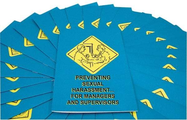 Marcom - Preventing Sexual Harassment for Managers and Supervisors Training Booklet - English and Spanish, Safety Meeting Series - All Tool & Supply