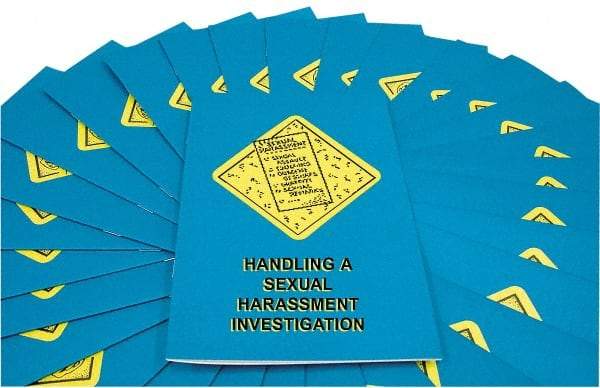 Marcom - Handling a Sexual Harassment Investigation Training Booklet - English and Spanish, Safety Meeting Series - All Tool & Supply