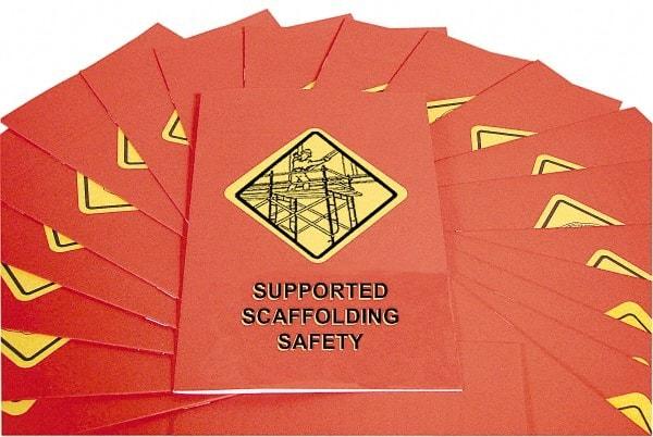 Marcom - Supported Scaffolding Safety Training Booklet - English and Spanish, Regulatory Compliance Series - All Tool & Supply