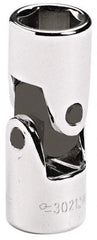 Blackhawk by Proto - 3/8" Drive, Standard Hand Socket - 6 Points, 1-45/64" OAL, Alloy Steel, Chrome Finish - All Tool & Supply