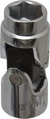 Blackhawk by Proto - 3/8" Drive, Standard Hand Socket - 6 Points, 1-51/64" OAL, Alloy Steel, Chrome Finish - All Tool & Supply