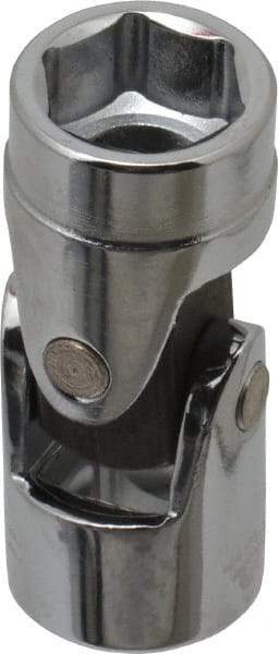 Blackhawk by Proto - 1/2", 3/8" Drive, Standard Hand Socket - 6 Points, 1-51/64" OAL, Alloy Steel, Chrome Finish - All Tool & Supply