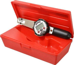 Proto - 1/4" Drive Electronic Digital Torque Wrench - 0.63 Ft/Lb to 6 Ft/Lb Torque, 11" OAL, 0.01 N/m Graduation, Fixed Head - All Tool & Supply