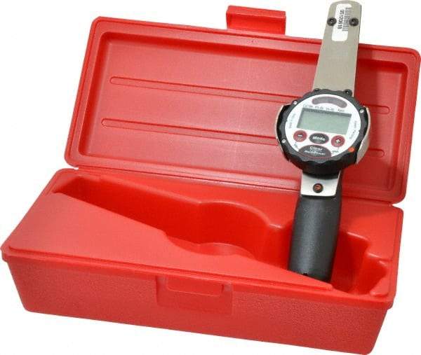 Proto - 3/8" Drive Electronic Digital Torque Wrench - 5 Ft/Lb to 50 Ft/Lb Torque, 11" OAL, 0.1 N/m Graduation, Fixed Head - All Tool & Supply