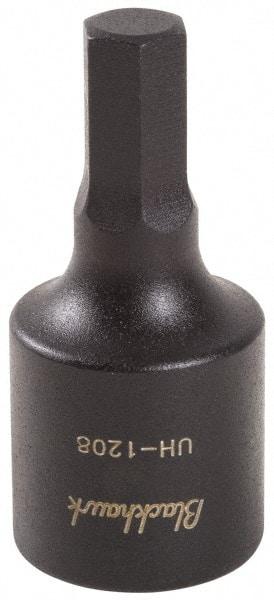 Blackhawk by Proto - 1/2" Drive, 5/16" Impact Hex Bit Socket - 4-5/8" OAL - All Tool & Supply