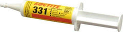 Loctite - 25 mL Cartridge Two Part Acrylic Adhesive - 0.33 min Working Time, 3,100 psi Shear Strength, Series 331 (Use with MSC#-93297661) - All Tool & Supply