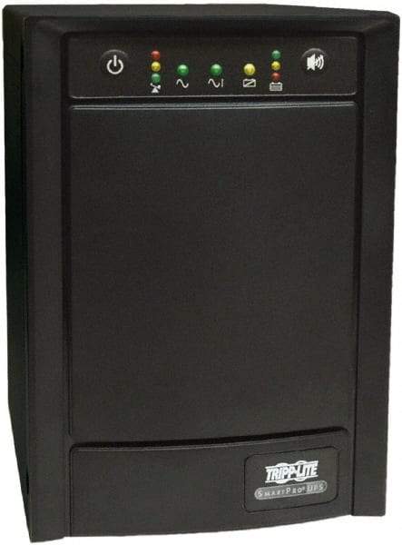 Tripp-Lite - 15 Amp, 750 VA, Tower Mount Line Interactive Backup Uninterruptible Power Supply - Backup 10 min with Full Load & 54-1/2 min with Half Load, 120 VAC Input & Output, 500 Watt Output, 1 Phases, 6 Outlets - All Tool & Supply