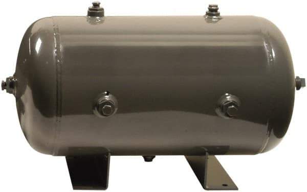 Campbell Hausfeld - 10 Gallon, 175 Max psi Air Receiver - 24-1/2" Long x 12" Deep - All Tool & Supply