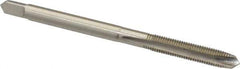 Hertel - M3x0.50 Metric Coarse, D1, 2 Flutes, Plug Chamfer, Bright Finish, High Speed Steel Spiral Point STI Tap - 2" OAL - Exact Industrial Supply