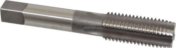 Hertel - 1-8 UNC 4 Flute H3 Bright Finish High Speed Steel Hand Extension Tap - Plug Chamfer, 6" OAL - All Tool & Supply