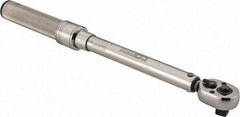 CDI - 3/8" Drive Micrometer Torque Wrench - 4 N/m to 250 In/Lb Torque, 11-1/4" OAL, 0.12 N/m Graduation, Pear Head - All Tool & Supply