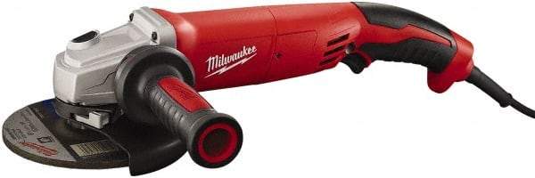 Milwaukee Tool - 5" Wheel Diam, 9,000 RPM, Corded Angle & Disc Grinder - 5/8-11 Spindle, 120 Volts, 13 Amps - All Tool & Supply