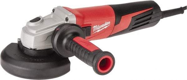 Milwaukee Tool - 5" Wheel Diam, 11,000 RPM, Corded Angle & Disc Grinder - 5/8-11 Spindle, 120 Volts, 13 Amps - All Tool & Supply