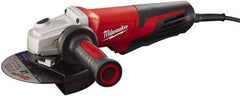 Milwaukee Tool - 6" Wheel Diam, 9,000 RPM, Corded Angle & Disc Grinder - 5/8-11 Spindle, 120 Volts, 13 Amps - All Tool & Supply