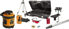 Johnson Level & Tool - 800' (Exterior) Measuring Range, 1/8" at 50' Accuracy, Self-Leveling Rotary Laser - ±3° Self Leveling Range, 200, 400 & 600 RPM, 2 Beams, AA Battery Included - All Tool & Supply