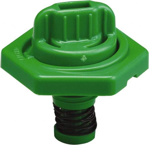 Trico - 4 Gal Capacity Polyethylene Oil Storage System - 7" Straight Spout, Green - All Tool & Supply