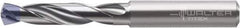 Walter-Titex - 6.7mm 140° Solid Carbide Jobber Drill - TiNAl Finish, Right Hand Cut, Spiral Flute, Straight Shank, 91mm OAL, X-treme Inox Point - All Tool & Supply