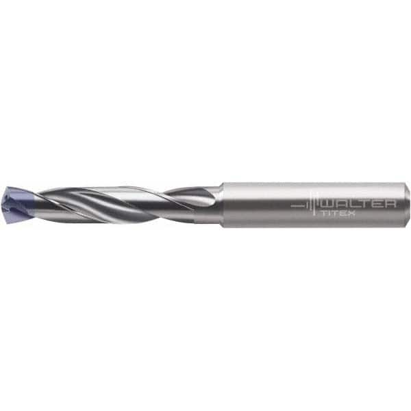 Walter-Titex - 19.5mm 140° Spiral Flute Solid Carbide Screw Machine Drill Bit - All Tool & Supply