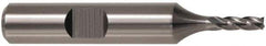 Cleveland - 3/4", 3/4" LOC, 3/4" Shank Diam, 3" OAL, 6 Flute, Powdered Metal Square End Mill - Single End, Uncoated, Spiral Flute, 37° Helix, Centercutting, Right Hand Cut, Right Hand Flute, Series PM-4 - All Tool & Supply