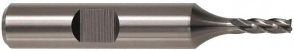 Cleveland - 7/16", 1-3/4" LOC, 3/8" Shank Diam, 3-1/4" OAL, 4 Flute, Powdered Metal Square End Mill - All Tool & Supply