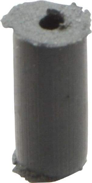 Cratex - 1/4" Max Diam x 1/2" Long, Cylinder, Rubberized Point - Very Fine Grade, Silicon Carbide, 1/16" Arbor Hole, Unmounted - All Tool & Supply