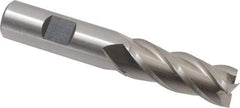 Cleveland - 5/8", 1-5/8" LOC, 5/8" Shank Diam, 3-3/4" OAL, 4 Flute, Powdered Metal Square End Mill - Single End, Uncoated, Spiral Flute, 37° Helix, Centercutting, Right Hand Cut, Right Hand Flute, Series PM-4 - All Tool & Supply