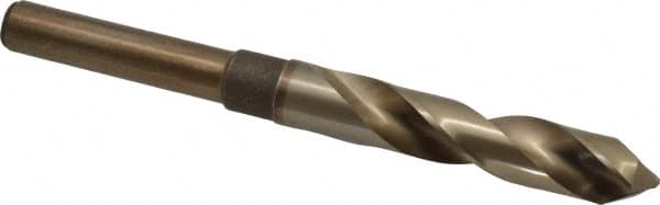 Chicago-Latrobe - 5/8" Drill, 118° Point, Cobalt Silver Deming & Reduced Shank Drill Bit - All Tool & Supply