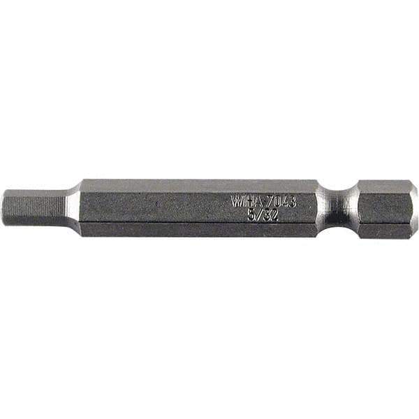 Wiha - 5/32" Power Bit - 1/4" Drive, 2" OAL - All Tool & Supply