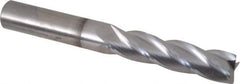 OSG - 1/2", 2" LOC, 1/2" Shank Diam, 4" OAL, 4 Flute, Solid Carbide Square End Mill - Single End, TiCN Finish, Spiral Flute, 30° Helix, Centercutting, Right Hand Cut, Right Hand Flute, Series 464 - All Tool & Supply