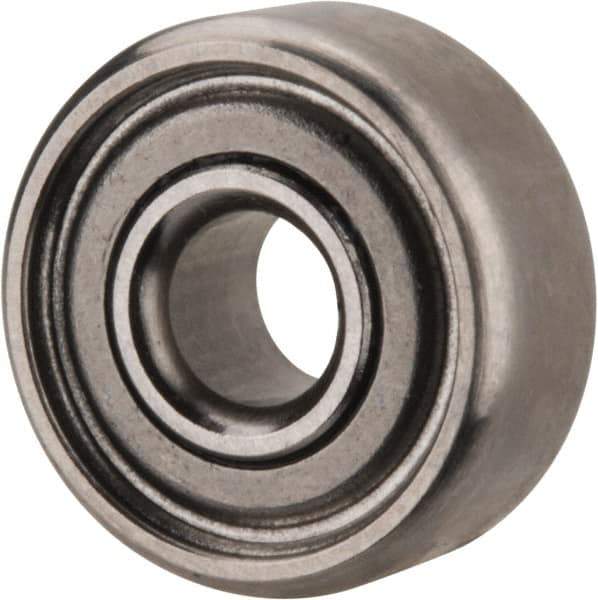 SKF - 1/8" Bore Diam, 3/8" OD, Double Shield Deep Groove Radial Ball Bearing - 5/32" Wide, 1 Row, Round Bore, 27 Lb Static Capacity, 56 Lb Dynamic Capacity - All Tool & Supply