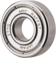 SKF - 1/4" Bore Diam, 5/8" OD, Double Shield Deep Groove Radial Ball Bearing - 0.196" Wide, 1 Row, Round Bore, 139 Lb Static Capacity, 266 Lb Dynamic Capacity - All Tool & Supply