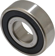 SKF - 17mm Bore Diam, 40mm OD, Double Seal Deep Groove Radial Ball Bearing - 12mm Wide, 1 Row, Round Bore, 4,750 Nm Static Capacity, 7,650 Nm Dynamic Capacity - All Tool & Supply