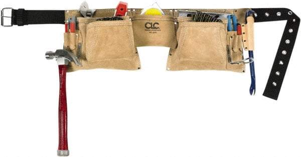 CLC - 29 to 49" Waist Apron - 12 Pocket, Tan, Leather - All Tool & Supply