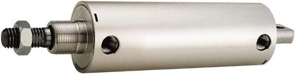 ARO/Ingersoll-Rand - 2-1/2" Stroke x 2" Bore Double Acting Air Cylinder - 1/4 Port, 5/8-11 Rod Thread, 200 Max psi, 180°F - All Tool & Supply