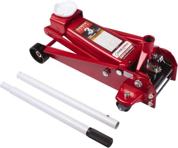 Sunex Tools - 3 Ton Capacity Service Floor Jack - 4-1/2 to 19-1/2" High - All Tool & Supply