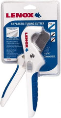 Lenox - 3/8" to 1" Pipe Capacity, Tube Cutter - Cuts Plastic, Rubber, PVC, CPVC - All Tool & Supply