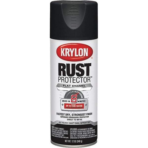 Krylon - 12 oz Black Automotive Heat Resistant Paint - Flat Finish, Comes in Aerosol Can - All Tool & Supply